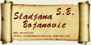 Slađana Bojanović vizit kartica